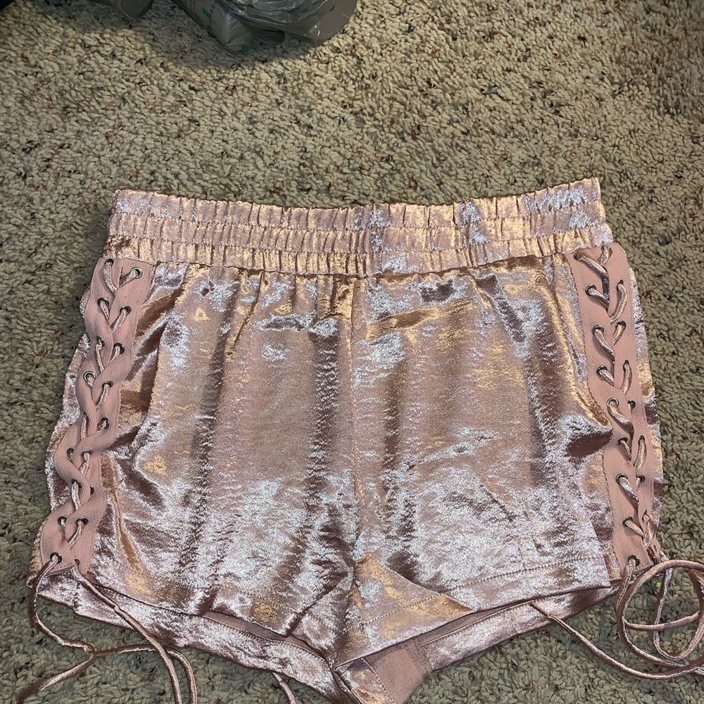 Forever 21 Metallic Shorts.